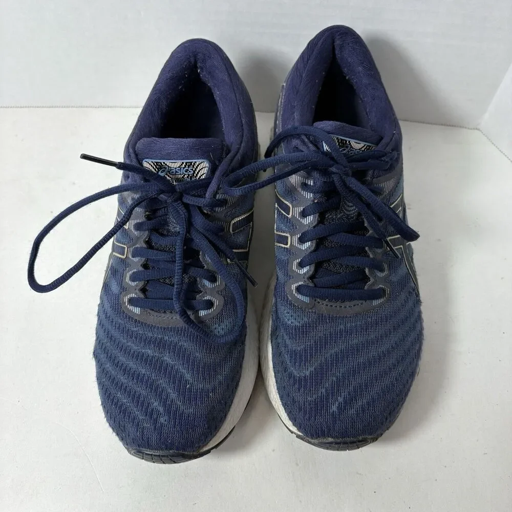 Asics Sneakers Womens Size 8 Gel Nimbus‎ 22 1012A587 Blue Running Walk F3
